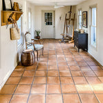 Load image into Gallery viewer, Merola Tile Rustic Cotto Porcelain Tile 13 inch x 13 inch 14.4 sq. ft./case Matte Textured Rustic Stone Look Finish