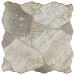 Load image into Gallery viewer, Merola Tile Canet Gris Porcelain Floor and Wall Tile 17 inch x 17 inch 12.24 sq. ft./Case Matte Textured Stone Look Square Tile