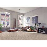 Charger l'image dans la visionneuse de galerie, Plancher stratifié imitation bois Home Decorators Collection Thornton Beach Oak 14 mm x 7,6 po L x 54,45 po, brun moyen (17,24 pi²/boîte)