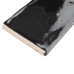Load image into Gallery viewer, Merola Tile Chester Nero 3 inch x 6 inch Ceramic Wall Tile – 5.72 sq. ft. per Case, Glossy Smooth Finish