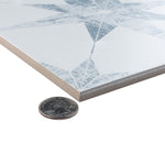 Load image into Gallery viewer, Merola Tile Cassis Stella White 9.75 inch x 9.75 inch Porcelain Floor & Wall Tile – 10.88 Sq. Ft./Case – Wood Look Textured Finish