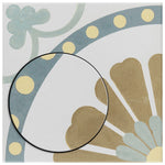 Load image into Gallery viewer, Merola Tile Revival Ring 7-3/4 inch x 7-3/4 inch Ceramic Floor and Wall Tile – 0.25 inch Thick, 10.75 sq ft per Case, Glazed Textured Finish, Heavy Traffic PEI 4 Square Tile