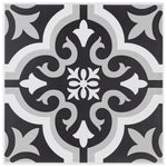 Charger l'image dans la visionneuse de galerie, Merola Tile Harmonia Kings Marrakech Blue Ceramic Floor and Wall Tile 13 inch Width 13 inch Length 12.19 sq ft/case Patterned Matte Finish