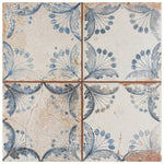 Charger l'image dans la visionneuse de galerie, Merola Tile Artisan Oldker 13 inch x 13 inch Ceramic Floor and Wall Tile – 12.0 sq. ft. per Case, Matte Textured Vintage Finish