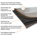 Charger l'image dans la visionneuse de galerie, Home Decorators Collection Crescent Spur 5mm x 7.1 in. W x 47.6 in. L 12MIL Click Lock Waterproof Luxury Vinyl Plank Flooring (23.44 sq.ft./case)