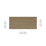 Charger l'image dans la visionneuse de galerie, Anatolia 16 inch x 36 inch Sienna Oak Fluted Matte Rectified Ceramic Wall Tile – 7.75 sq.ft./case Textured Wood Look