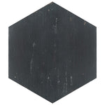 Load image into Gallery viewer, Merola Tile Retro Hex Nero Porcelain Tile 14.13 inch x 16.25 inch – 11.05 sq. ft. per Case Matte Wood Look Finish