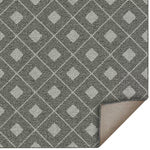 Load image into Gallery viewer, StyleWell Paskal 3 ft x 6 ft Polypropylene Loop Yarn with Non-Slip Backing Grey Doormat