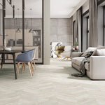 Load image into Gallery viewer, Ivy Hill Tile Montgomery Chevron White Porcelain Tile – 0.39 inch Thick, 24 inch x 48 inch, 15.49 sq.ft/Case – Matte Finish