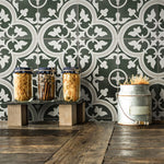 Load image into Gallery viewer, Merola Tile Arte Black Porcelain Floor & Wall Tile 0.4 inch Thick x 9.75 inch Wide Black Square – 10.88 sq. ft./Case, Glazed Satin Finish