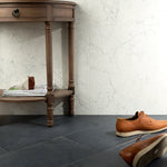 Charger l'image dans la visionneuse de galerie, Ivy Hill Tile Copley Nero Porcelain Tile – 0.39 inch Thick, 12 inch x 24 inch, 11.62 sq.ft/Case – Matte Stone Look Finish