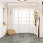 Charger l'image dans la visionneuse de galerie, Merola Tile Retro Hex Cendra Porcelain Tile 14.13 inch x 16.25 inch – 11.05 sq. ft. per Case Matte Wood Look Finish