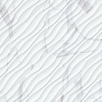 Charger l'image dans la visionneuse de galerie, Title: MSI Stone ULC Dymo Statuary Wavy White Glossy Glazed Wall Ceramic Tile 0.37 inch Thick 12 inch x 24 inch (16 sq. ft./Case)