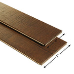 Charger l'image dans la visionneuse de galerie, Plancher stratifié en bois d'hickory Malibu Wide Plank Hickory Sunset ½" x 5" et 7" x Longueurs variables (24,93 pi²/boîte)