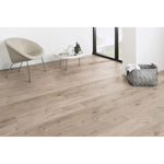 Load image into Gallery viewer, TrafficMaster River Oak 7.6 in. W x 54.45 in. L 12mm Luxury Vinyl Tile Flooring (17.24 sq.ft./case)