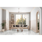 Charger l'image dans la visionneuse de galerie, MSI Aviva Bianco Porcelain Tile 16 inch x 32 inch Polished Large Format Marble Look Glossy Finish