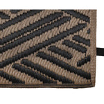 Load image into Gallery viewer, StyleWell Taupe Geo Taupe 8 ft. x 10 ft. Reversible Outdoor Area Rug