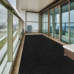 Charger l'image dans la visionneuse de galerie, Runner Rug For Hallway Or Kitchen With Rubber Backing, Black