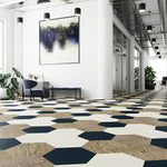 Charger l'image dans la visionneuse de galerie, GlueCore Mosaic 28mil x 12" W x 10" L Glue Down Vinyl Tile Flooring