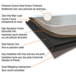 Charger l'image dans la visionneuse de galerie, Home Decorators Collection Old French Oak 5mm x 7.1 in. W x 47.6 in. L 12MIL Click Lock Waterproof Luxury Vinyl Plank Flooring (23.44 sq.ft./case)