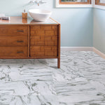 Load image into Gallery viewer, FloorPops Opaline 12-in x 12-in Peel & Stick Luxury Vinyl Tile (LVT) Flooring Set (20 sq.ft/case, Marble Look, High Gloss)