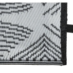 Load image into Gallery viewer, StyleWell Grey Geo Grey 5 ft. x 7 ft. Reversible Outdoor Area Rug – Contemporary Indoor/Outdoor Polypropylene Rug