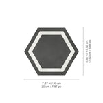 Load image into Gallery viewer, Anatolia Artisano Onix Hexagon Frame Porcelain Floor & Wall Tile 0.35 inch Thick x 6.89 inch Wide – 2.8 sq. ft./Case, High Definition Matte Finish