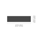 Load image into Gallery viewer, Anatolia Metro Retro Black Matte Pressed Glazed Ceramic Tile 4 inch x 16 inch – 10.76 sq.ft./case Matte Black