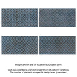 Load image into Gallery viewer, Merola Tile Camden Decor Azurro 4 inch x 8 inch Ceramic Wall Tile 0.29 inch Thick 11.5 sq ft/case Glossy Undulated Finish