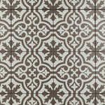 Charger l'image dans la visionneuse de galerie, Merola Tile Berkeley Charcoal Brown Ceramic Floor and Wall Tile 17.63 inch Width 17.63 inch Length 13.14 sq ft/case Patterned Matte Finish