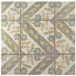 Charger l'image dans la visionneuse de galerie, Merola Tile Klinker Retro Blanco Aubrieta 12.75 inch x 12.75 inch Ceramic Floor and Wall Tile 6.96 sq. ft./case – Satin Textured Finish