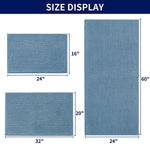 Load image into Gallery viewer, Azriah Luxury Chenille Super Soft Absorbent Microfiber Rectangle Non-Slip Bath Rug