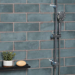 Load image into Gallery viewer, Ivy Hill Tile Santa Fe Blue 4 inch x 11.96 inch Polished Ceramic Wall Tile – 10.76 Sq. Ft. Coverage per Case