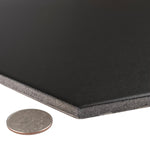 Charger l'image dans la visionneuse de galerie, Merola Tile Textile Basic Hex Black Porcelain Tile 8.63 inch x 9.88 inch – 11.5 sq. ft. per Case Glossy Stone-Look Finish