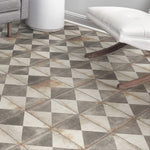 Load image into Gallery viewer, Merola Tile D’Anticatto Decor Triangoli Porcelain Floor and Wall Tile 8.75 inch x 8.75 inch x 0.38 inch – 11.25 sq. ft./Case, Matte Textured Rustic Finish