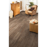 Load image into Gallery viewer, Krono Original Pacific Ancient Oak Dark Brown Wood Look 8 in. W x 47.64 in. L 12 mm Luxury Vinyl Tile Flooring (15.94 sq.ft./case)
