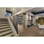 Charger l'image dans la visionneuse de galerie, Revêtement de sol stratifié aspect bois brun moyen TrafficMaster Millside Walnut 10 mm x 7,6 po l x 54,45 po L (22,98 pi²/boîte)