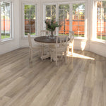 Charger l'image dans la visionneuse de galerie, Plancher en vinyle de luxe imitation bois Krono Original Huron Opal Chêne Château Beige et Brun Clair 8 po l. x 47,64 po L. 10 mm (1,73 m²/caisse)