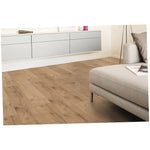 Load image into Gallery viewer, TrafficMaster Riverbed Oak 12mm x 7.6 in. W x 54.45 in. L Brown Wood Look Laminate Flooring (17.24 sq.ft./case)