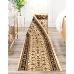 Charger l'image dans la visionneuse de galerie, TrafficMaster Marash Ivory 26 inch Width x Your Choice Length Indoor Runner Rug