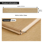 Charger l'image dans la visionneuse de galerie, Dark Oak 0.59 In. T x 35.83 In. L x 4.92 In. W Tongue & Groove Engineered Hardwood Flooring (24.49 sq. ft./20-Pack) (Set of 20)