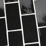 Load image into Gallery viewer, Merola Tile Chester Nero 3 inch x 6 inch Ceramic Wall Tile – 5.72 sq. ft. per Case, Glossy Smooth Finish