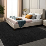 Charger l'image dans la visionneuse de galerie, Runner Rug For Hallway Or Kitchen With Rubber Backing, Black