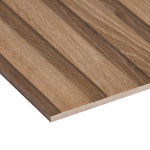 Charger l'image dans la visionneuse de galerie, Ivy Hill Tile Brookline Ribbon Roble Brown Porcelain Tile 0.35 inch Thickness 24 inch Width 15.49 sq. ft. Coverage Matte Wood Look Finish