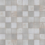 Load image into Gallery viewer, Merola Tile Kings Clay Checker Silver Ceramic Floor and Wall Tile 0.37 inch Thick 17.63 inch Wide 10.95 sq. ft. per Case – Low Sheen Vintage Finish