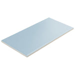 Charger l'image dans la visionneuse de galerie, Merola Tile Sample Projectos Sky Blue 3-7/8 inch x 7-3/4 inch Ceramic Floor and Wall Tile – Matte Glazed Subway Tile Sample