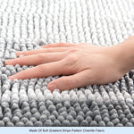 Load image into Gallery viewer, Mersin Gradient Chenille Water Absorbent Soft Plush Bath Rug