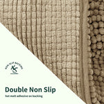 Charger l'image dans la visionneuse de galerie, Chenault Soft Absorbent Microfiber Non-Slip Backing Rectangle Bath Rug