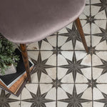 Load image into Gallery viewer, Merola Tile Kings Star Nero 17-5/8 inch x 17-5/8 inch Ceramic Floor and Wall Tile – 11.02 Sq. Ft. Coverage per Case