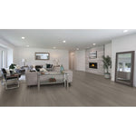 Charger l'image dans la visionneuse de galerie, Revêtement de sol stratifié TrafficMaster Jasper Mist Oak, 7 po l x 48 po L x 10 mm H (17,99 pi²/boîte)